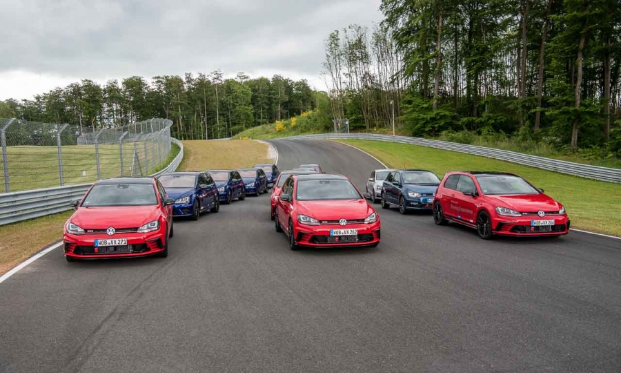 VW Golf GTI Clubsport auf dem Bilster Berg im Test