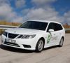 Elektroauto Saab 9 3 Epower Auf Dem Pariser Autosalon