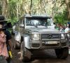 Mercedes-Benz G 63 AMG 6x6 am Set von Jurassic World. // The Mercedes-Benz G 63 AMG 6x6 on location at the set of Jurassic World.