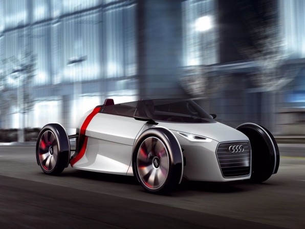 audi urban concept1 596x447 - Audi Urban Concept: Zweisitziges Elektroauto für die Stadt