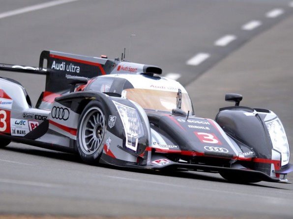 24 stunden rennen le mans audi toyota hybrid 2012 img 01 596x447 - Le Mans 2012: Audi R18 e-Tron quattro erobert Pole Position