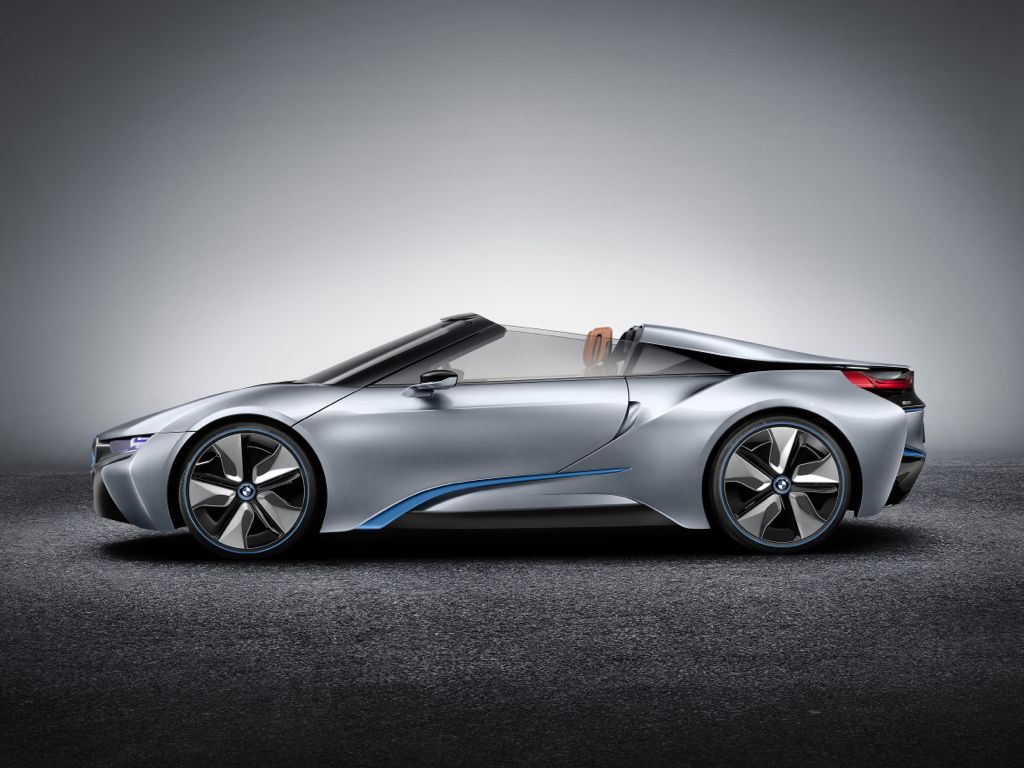 Der i8 Spyder Concept ist ein sparsamer Roadster