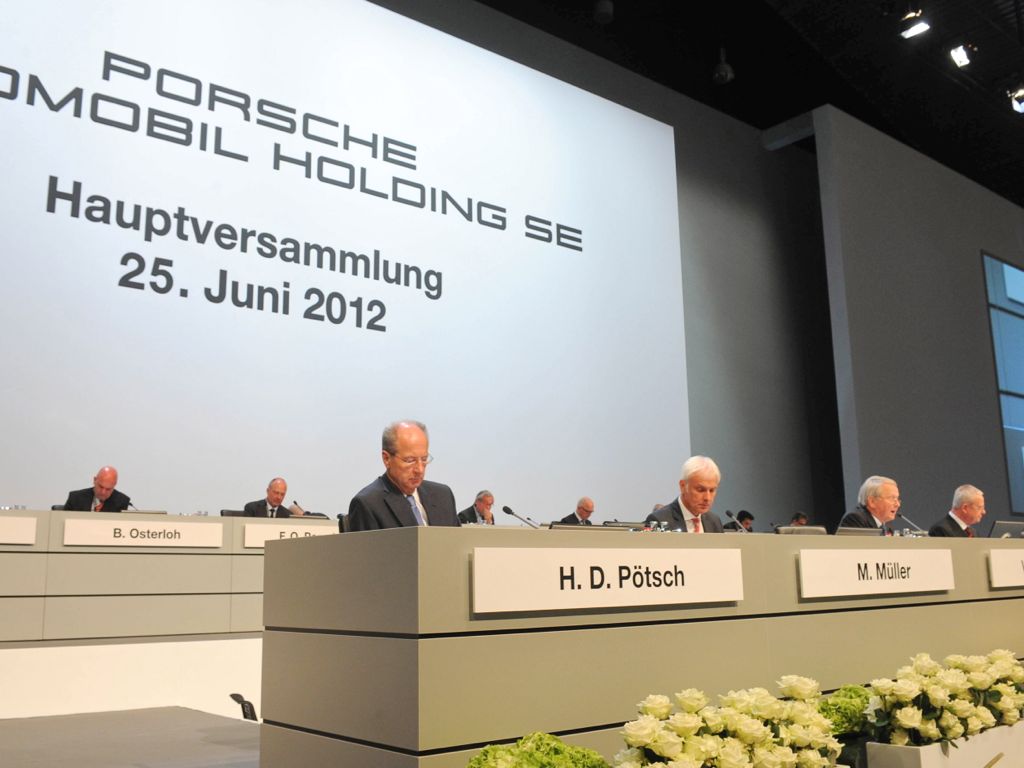 Hauptversammlung der Porsche Holding