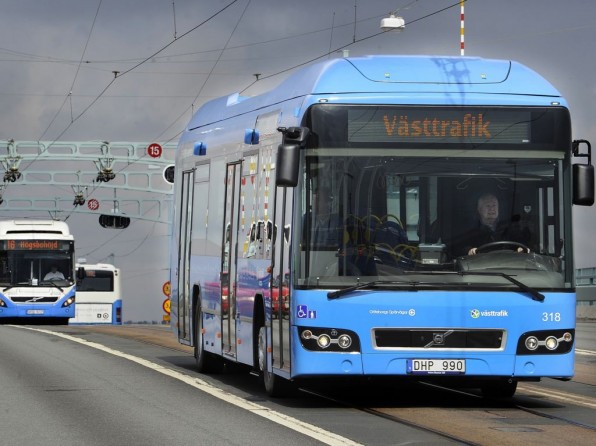 volvo hybridbus mj20121 596x446 - Hybridbusse für Göteborg: Volvo macht den Nahverkehr umweltfreundlicher