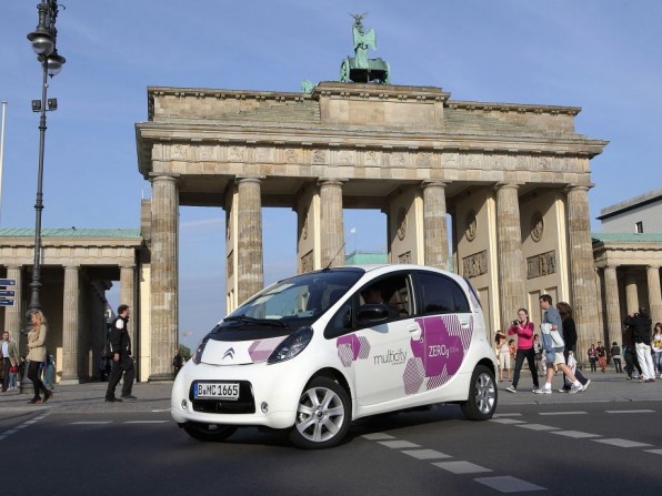 citroen multicity carsharing1 596x447 - Citroën startet in Berlin Carsharing mit Elektroautos