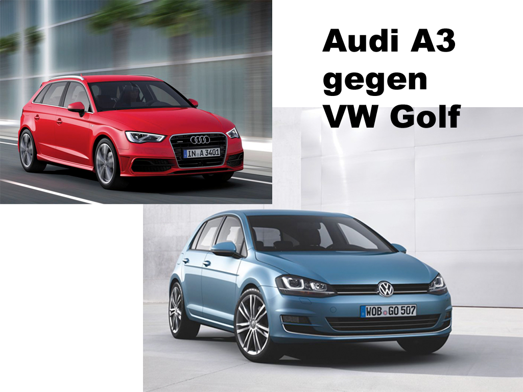 Preisvergleich: Audi A3 gegen VW Golf 7