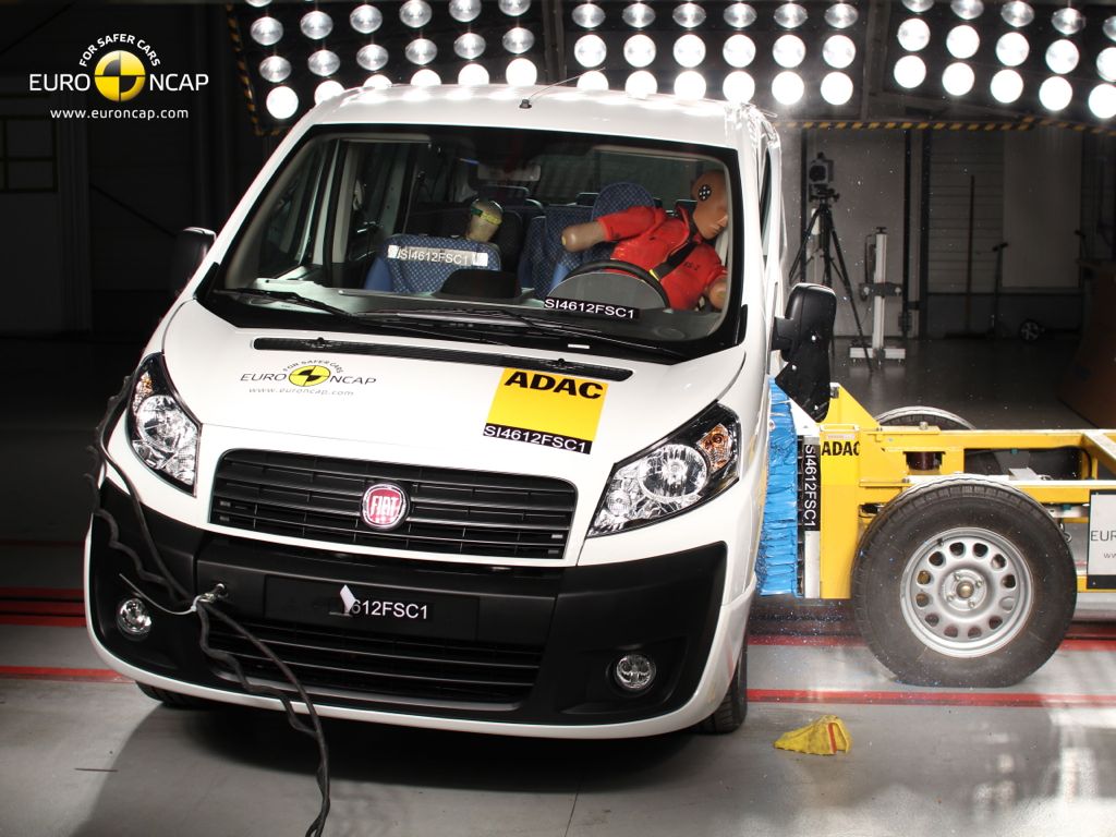 Fiat Scudo beim EUro NCAP Crashtest