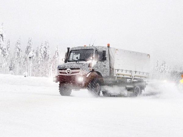 unimog test finnland 2013 2 600x450 - Neuer Unimog Motor: Härtetest für Euro-6 Motoren in Finnland