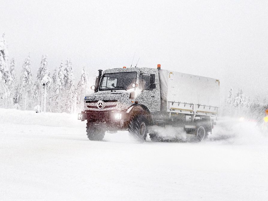 Neuer Unimog Motor: Härtetest für Euro-6 Motoren in Finnland