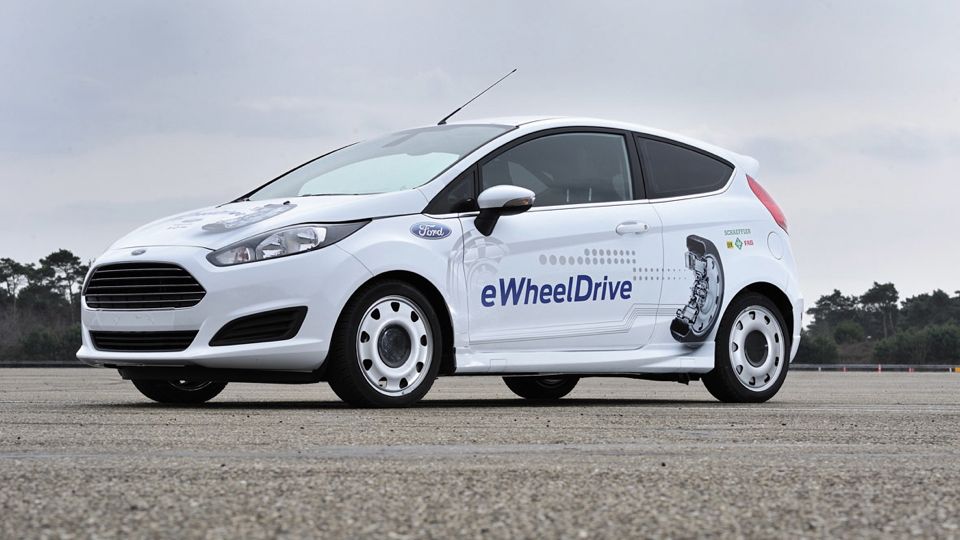 Ford Fiesta e-Wheeldrive - Viel Platz im Innenraum dank Radnabenmotor