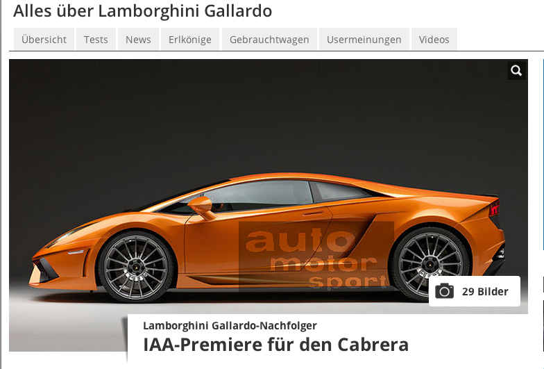 Bildschirmfoto 2013 08 28 um 10.16.16 - IAA 2013: Lamborghini Cabrera feiert Premiere