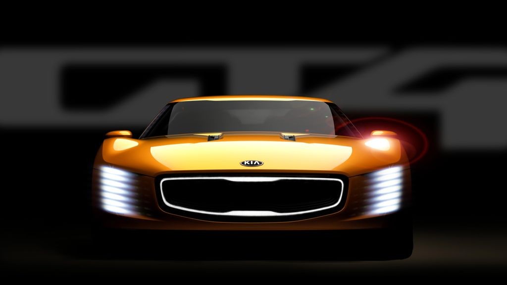 NAIAS 2014: Erste Bilder der Sportwagen-Studie Kia GT4 Stinger