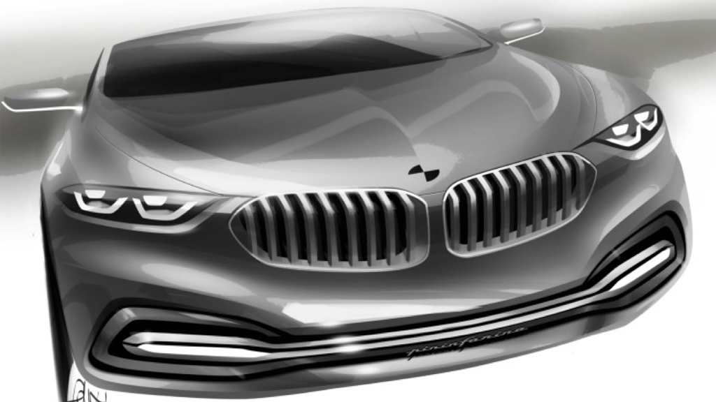 BMW 9er Zeichnung - BMW 9er: Der Super-Luxus kommt.