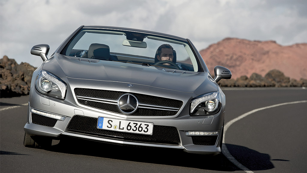 Mercedes SL63 AMG - Mercedes gibt dem SL63 AMG mehr Leistung zum erfolgreicheren Reifen-Schreddern