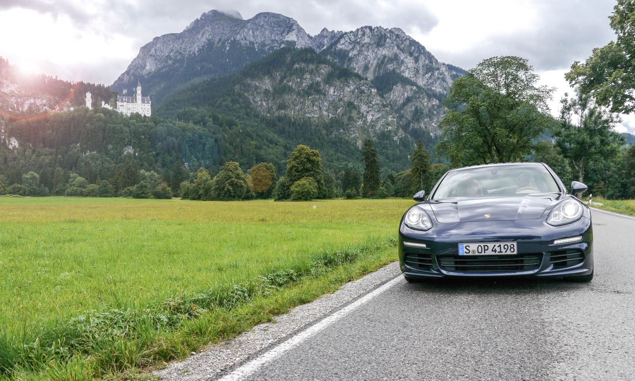 1Porsche Panamera Diesel 2014 04 - Porsche Panamera Diesel: Zu viert ab durch die Kurve!