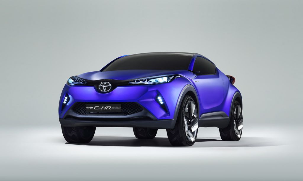 Toyota C-HR Concept: 2017 ist der Marktstart für den Hybrid.