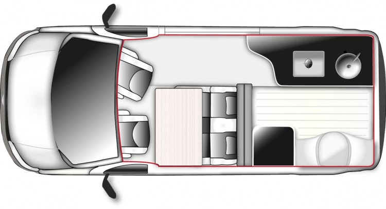 Westfalia Club Joker 5 750x406 - Westfalia Club Joker - Van Conversion: Der T5 mit dem Faltdach.