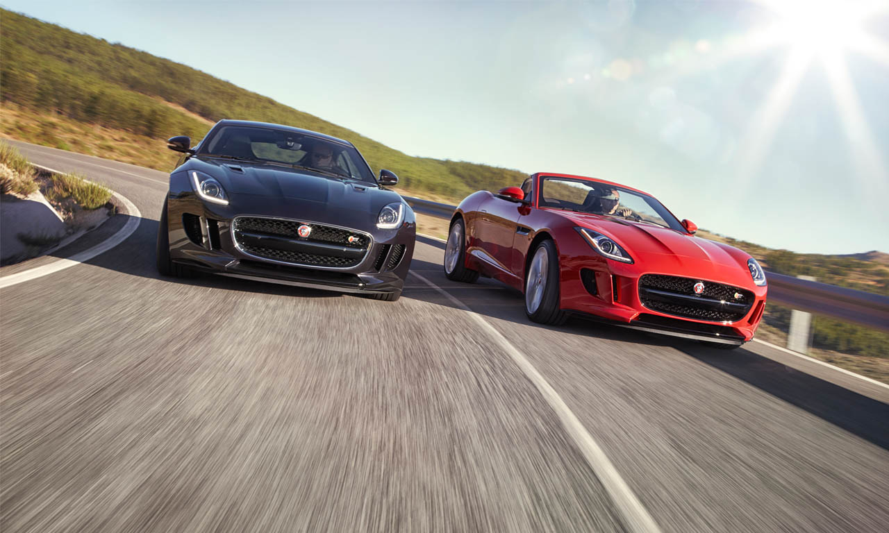 Die neuen F-Type Modelle mit Allradantrieb, als Cabriolet und mit Schaltgetriebe