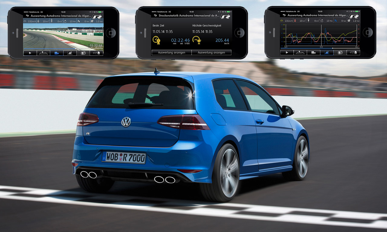 Mit der Volkswagen RaceApp zu mehr Fahrspaß!