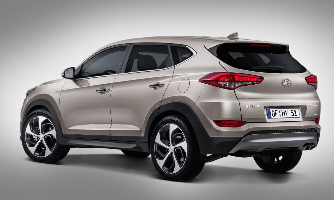 Genf 2015: Neuer Hyundai Tucson trägt seine Modellbezeichnung an ungewöhnlicher Stelle.