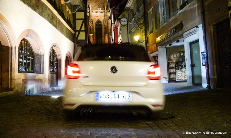 P1150181 750x450 - Fahrbericht VW Polo GTI: Nachtfahrt durch die bunten Straßen von Colmar.