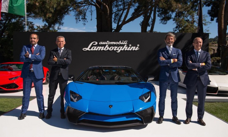 Lamborghini Aventador LP 750 4 Superveloce Roadster offizielle Praesentation in Kalifornien 10 750x450 - Lamborghini Aventador LP 750-4 Superveloce Roadster (2016)