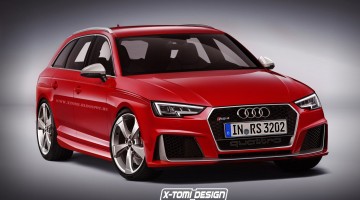 Audi RS4 Rendering