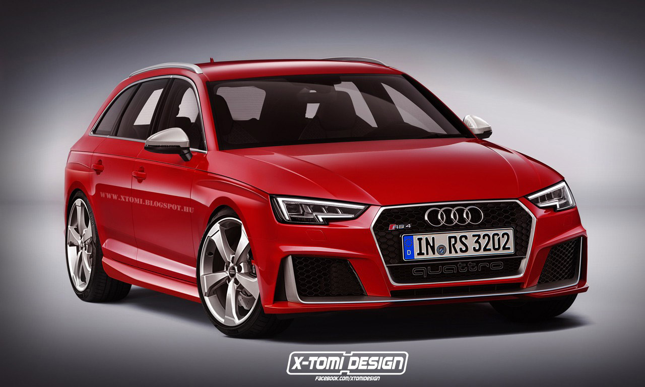 Audi RS4 Rendering