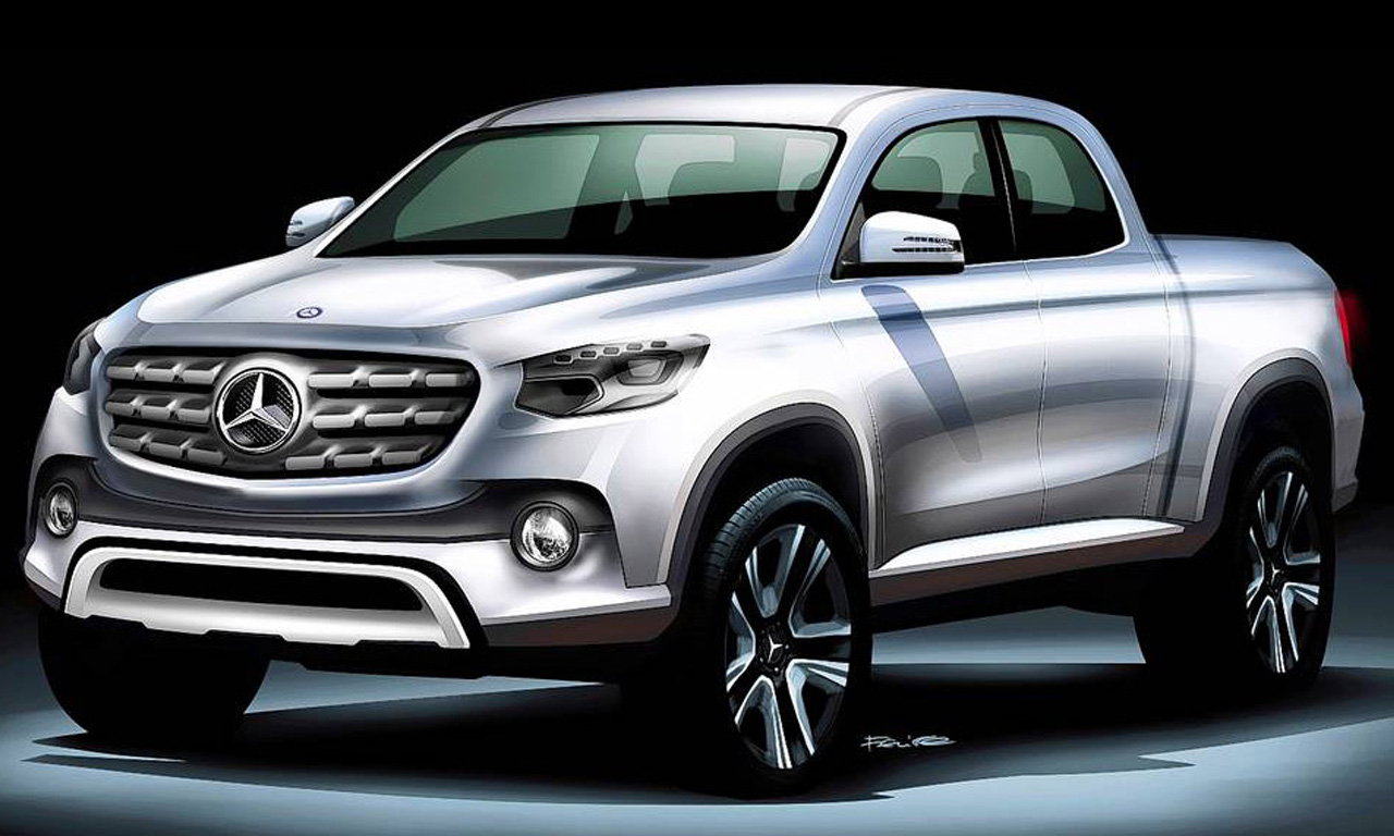 Mercedes-Benz GLT oder X-Baureihe Pick-Up: Luxus mit Pritsche