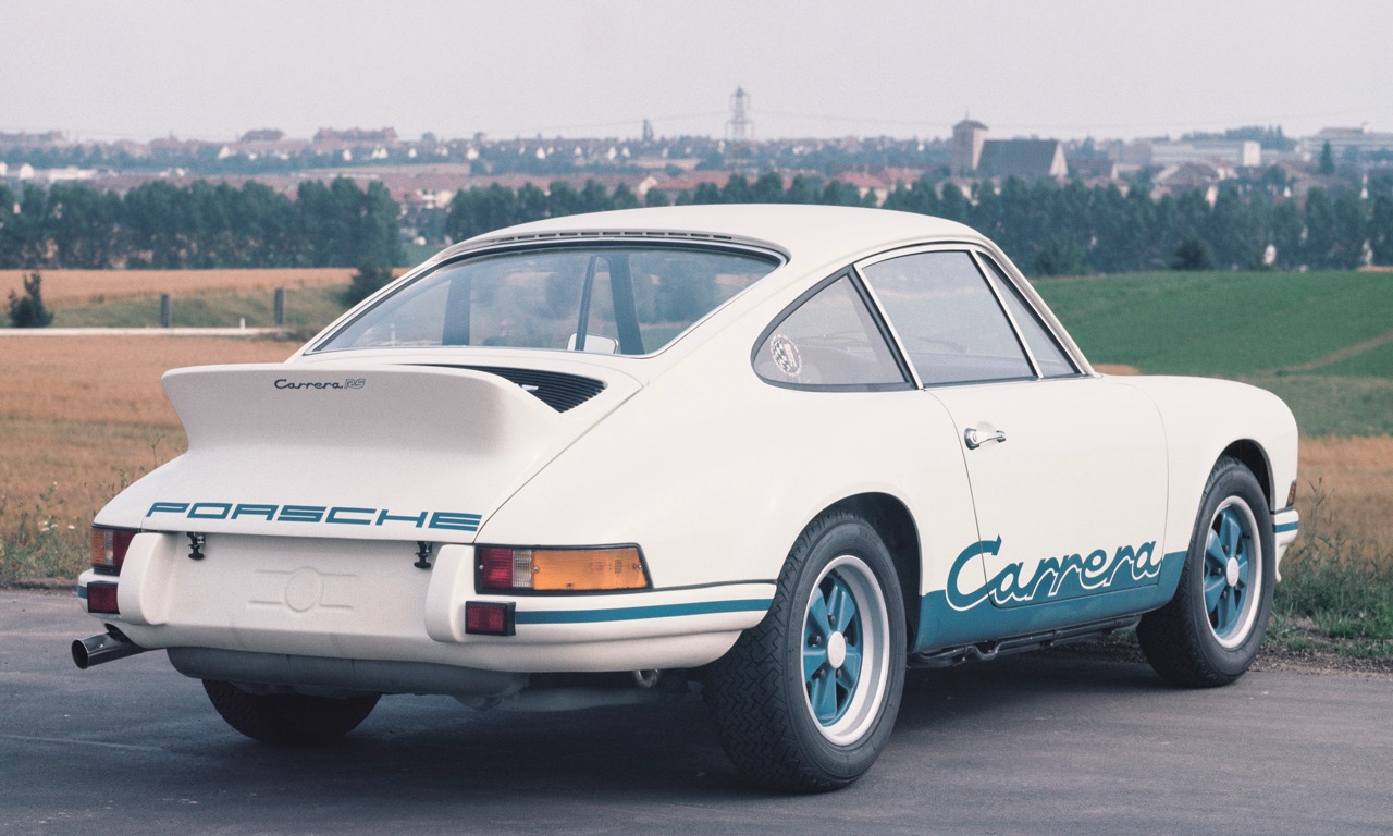 Der Porsche Carrera 2.7 RS mit seinem legendärer Entenbürzel