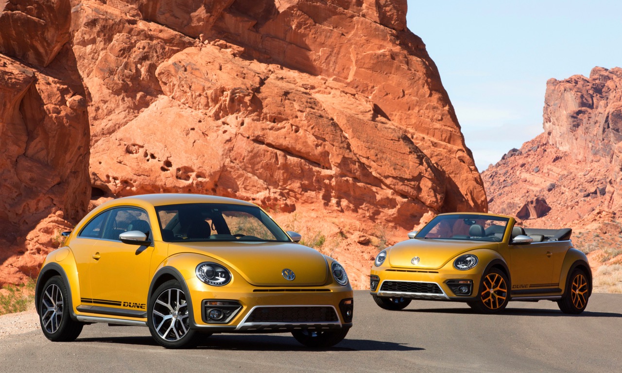 Der neue Volkswagen Beetle Dune und das neue Beetle Dune Cabriolet