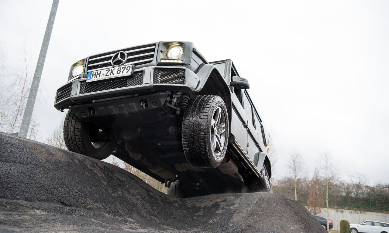 Die Ikone des Sterns vor meiner Kamera: Mercedes G-Klasse