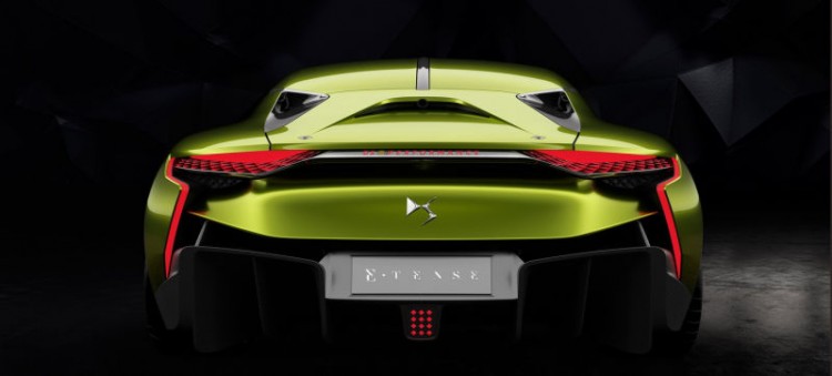 Citroen DS E Tense Heck 750x339 - DS E-Tense: 800 Stunden saßen die Designer am Interieur dieses E-Sportwagens