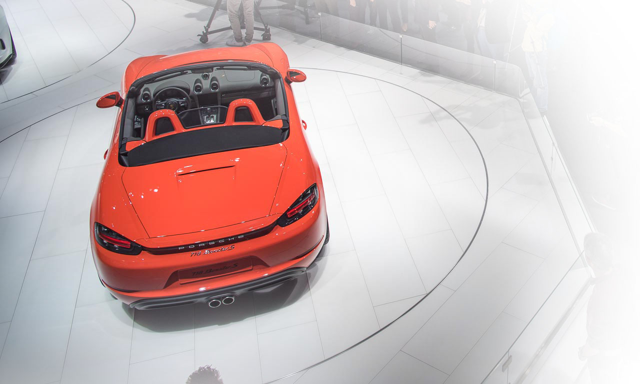 Porsche 718 Boxster auf dem Autosalon in Genf 2016, AUTOmativ.de, Porsche & Ducktails, Tilman Brodbeck, Benjamin Brodbeck, Genf, Roadster, Porsche 718, Porsche, Porsche Roadster, Porsche Cayman, Porsche 911 R