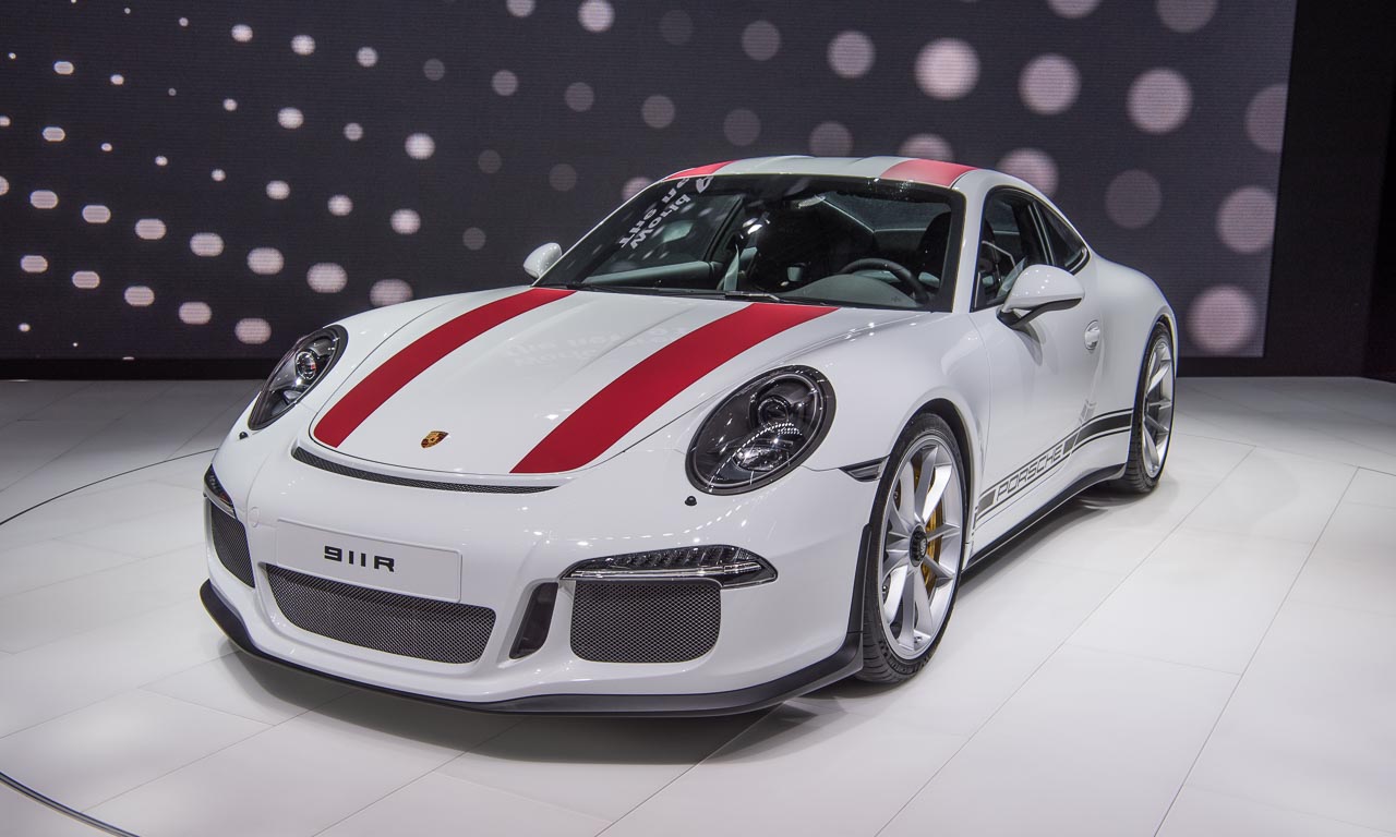 Der Porsche 911 R ist leichter als der GT3 – Autosalon Genf 2016