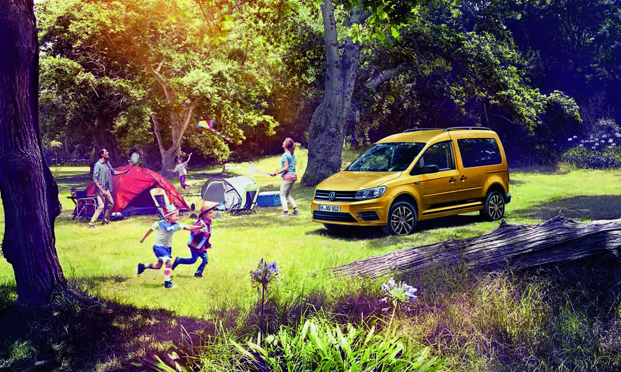 VW Caddy Familie Kinder