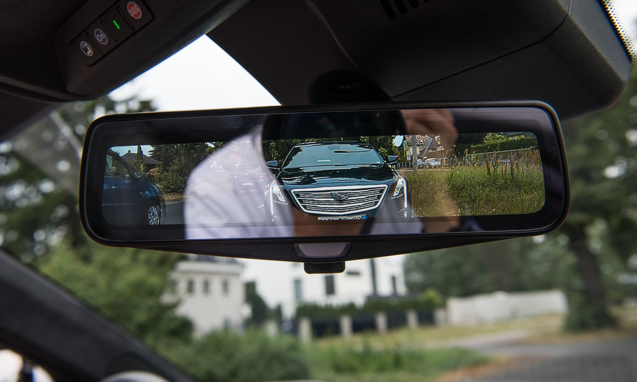 Rückspiegel 1 - Der neue Cadillac CT6 ist perlweißer Luxus zum fairen Preis - Fahrbericht