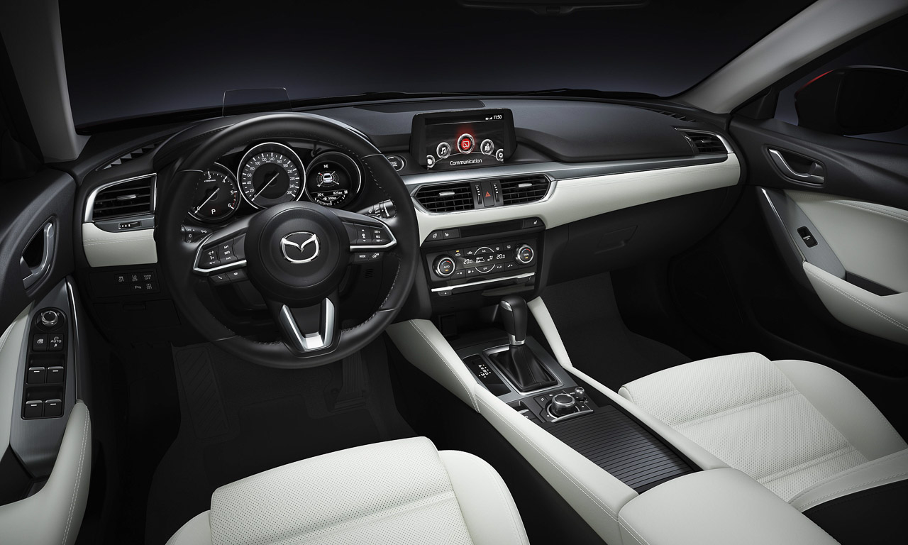 Neuer 2017 Mazda6 Sedan Limousine Kombi in Barcelona vorgestellt 9 - Überarbeiteter Mazda6 mit mehr Komfort ab 25.690 Euro