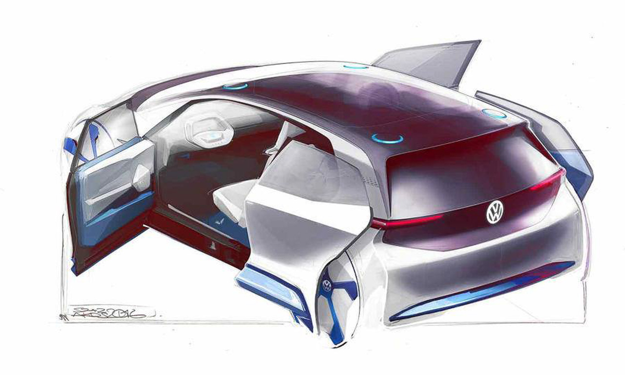 Volkswagen Elektro-Design-Studie in Paris: Eine neue Ära – jetzt endlich?
