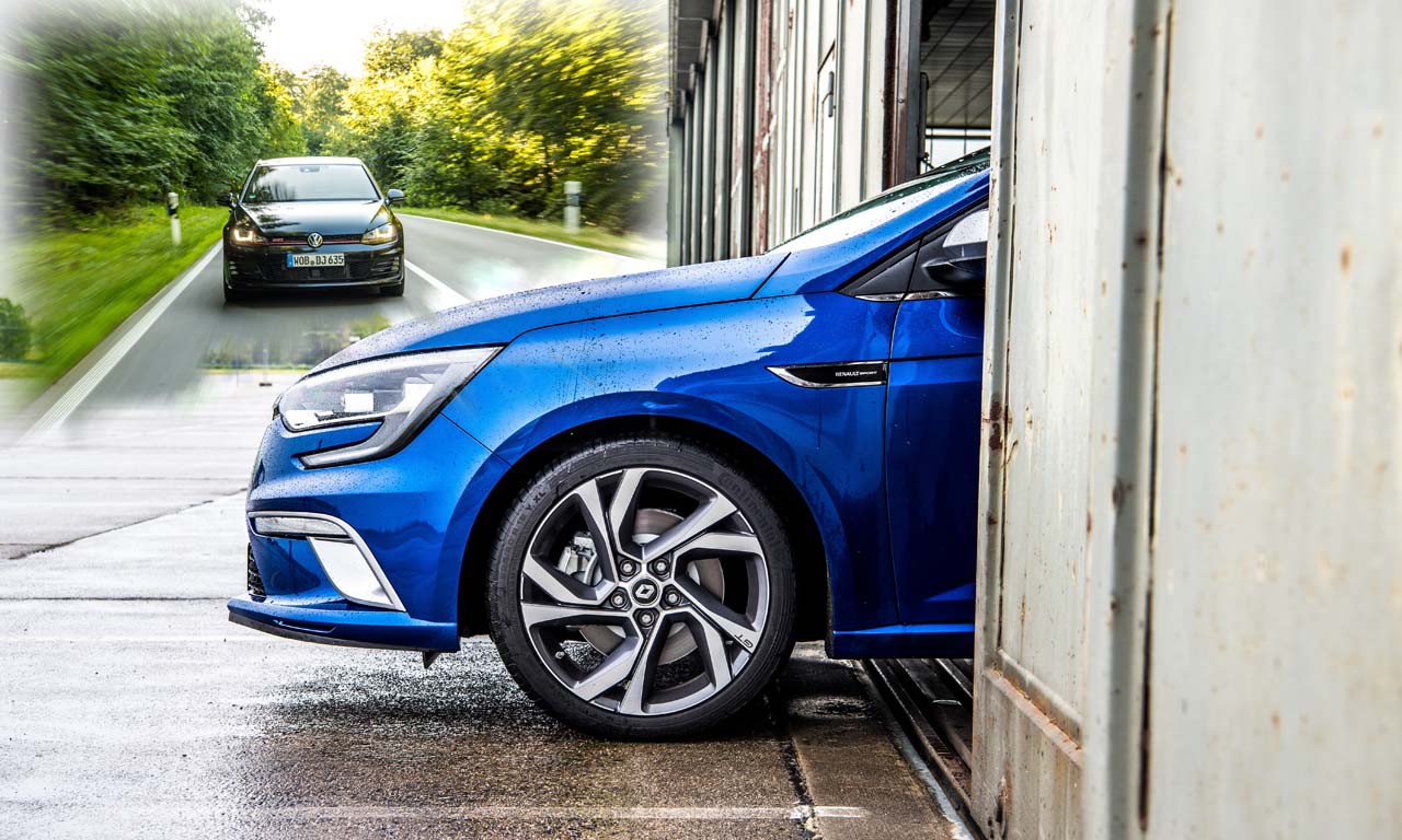 Renault Mégane GT oder Golf GTI? Hinterachslenkung oder Frontdifferenzial?