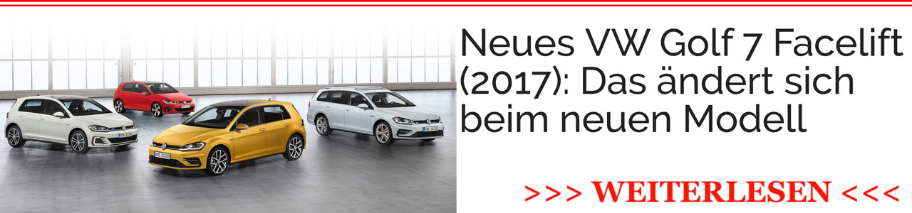 Artikelempfehlung neues Golf 7 Facelift - Mehr Leistung für neue VW Golf 7 GTI-, GTE- und R-Modelle