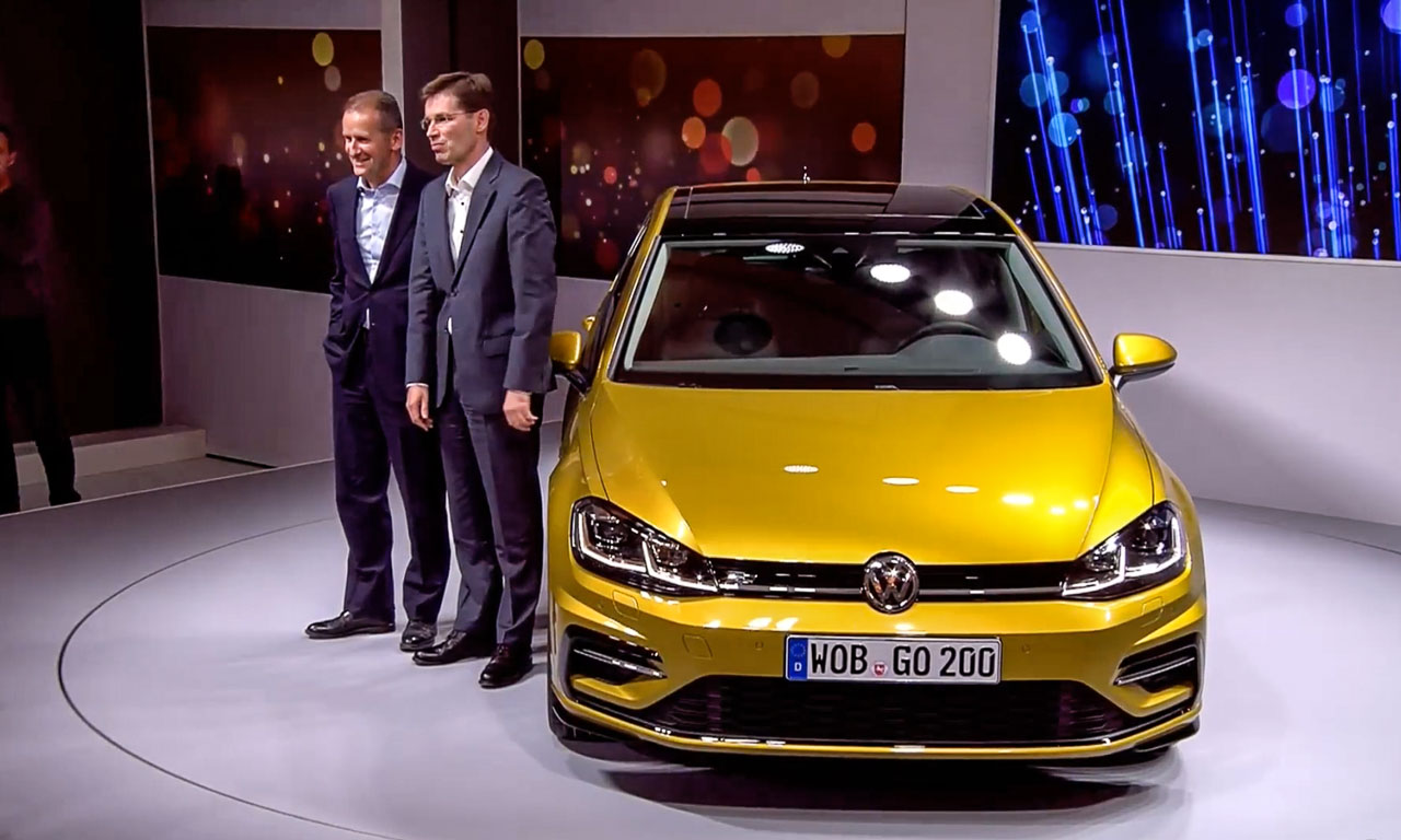 Neue VW Golf Familie 2017 Facelift Weltpremiere in Wolfsburg Golf R GTI GTE Variant - Neues VW Golf 7 Facelift (2017): Das ändert sich beim neuen Modell