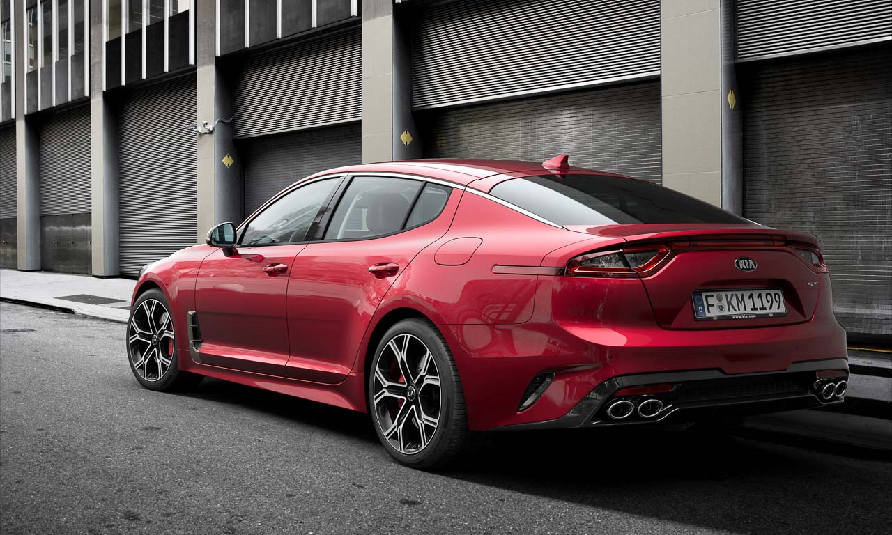 Kia Stinger GT mit 370 PS und Heckantrieb auf der Detroit Auto Show!