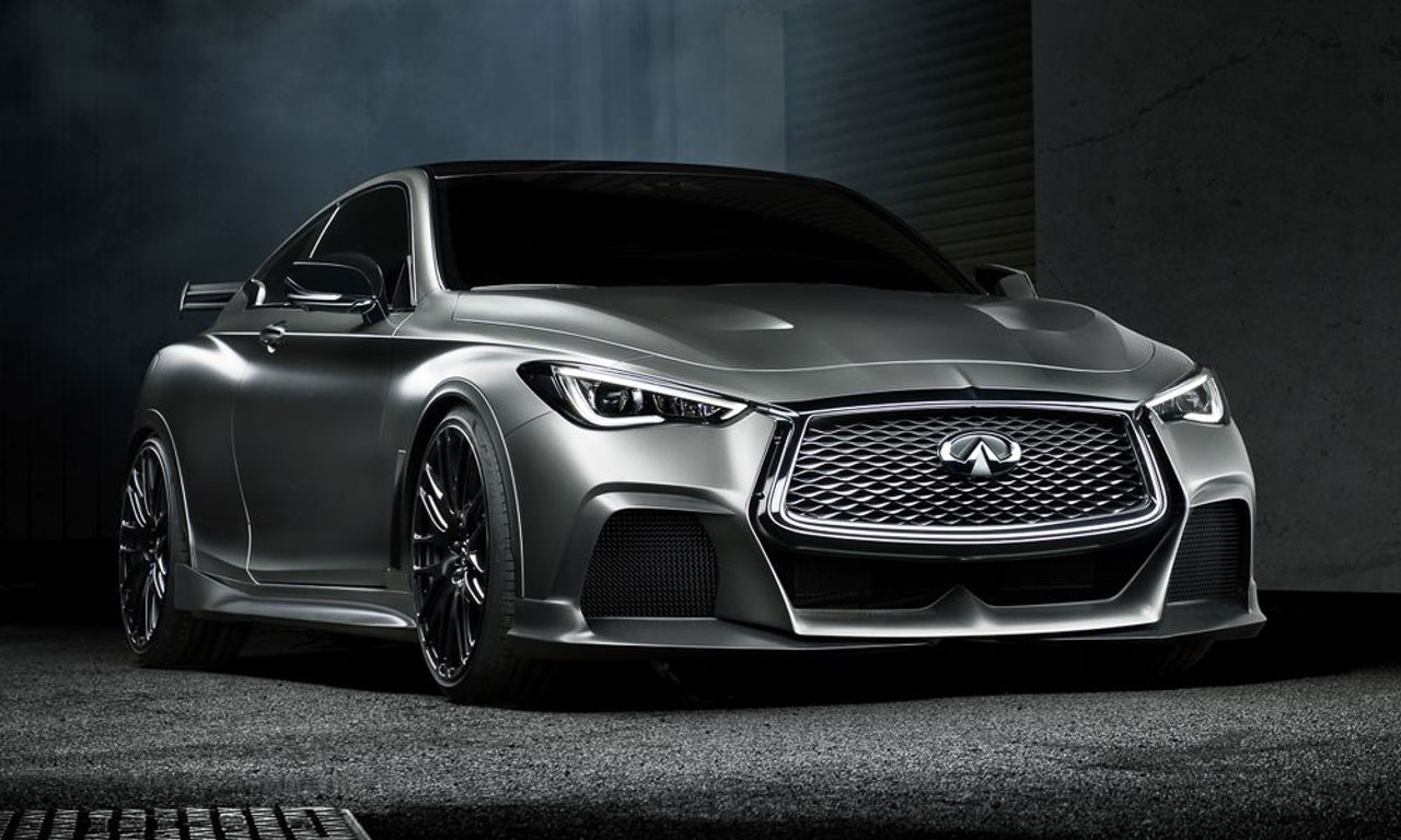 Infiniti Project Black S Infiniti Q60 Sport KERS Infiniti Renault F1 AUTOmativ.de Autosalon Genf 2017 - Infiniti Q60 Black S Konzept ist ein 500 PS Monster mit F1 KERS Hybrid