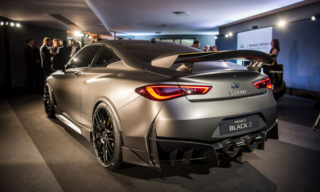 Infiniti Q60 Black S Konzept ist ein 500 PS Monster mit F1 KERS Hybrid