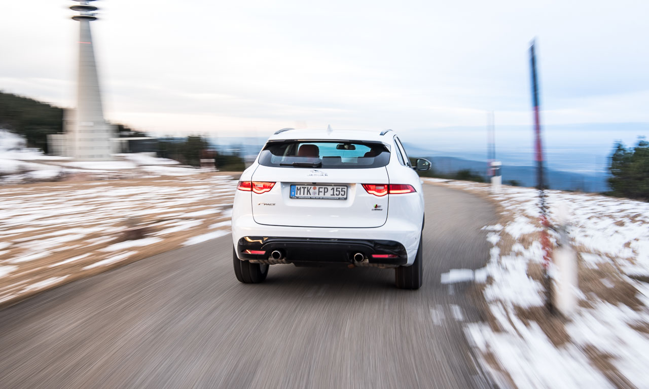 Jaguar F Pace S 2017 380 PS im Test von AUTOmativ.de Benjamin Brodbeck Review Fahrbericht Bernd Kussmaul GmbH Jaguar CX17 21 - Fahrbericht Jaguar F-Pace S: Raubkater für die steinigen Wege