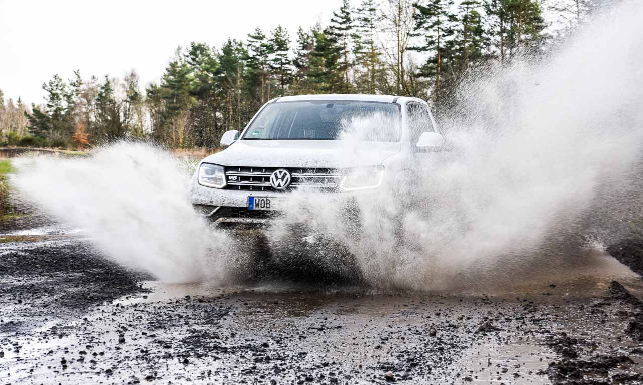 Volkswagen VW Amarok V6 Aventura Edition 224 PS Dieselmotor von Audi im Pick Up von Volkswagen SUV AUTOmativ.de Benjamin Brodbeck Volkswagen Nutzfahrzeuge 13 - Mit dem VW Amarok V6 TDI mit 204 PS in den Schlamm - Offroad-Test