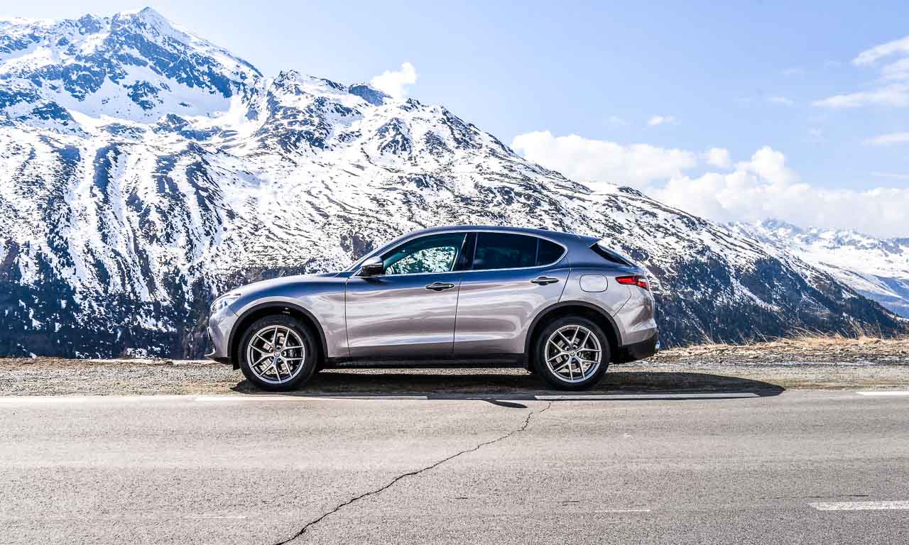 Erste Fahrt des Alfa Romeo Stelvio 2.0 Super durch die Tiroler Alpen