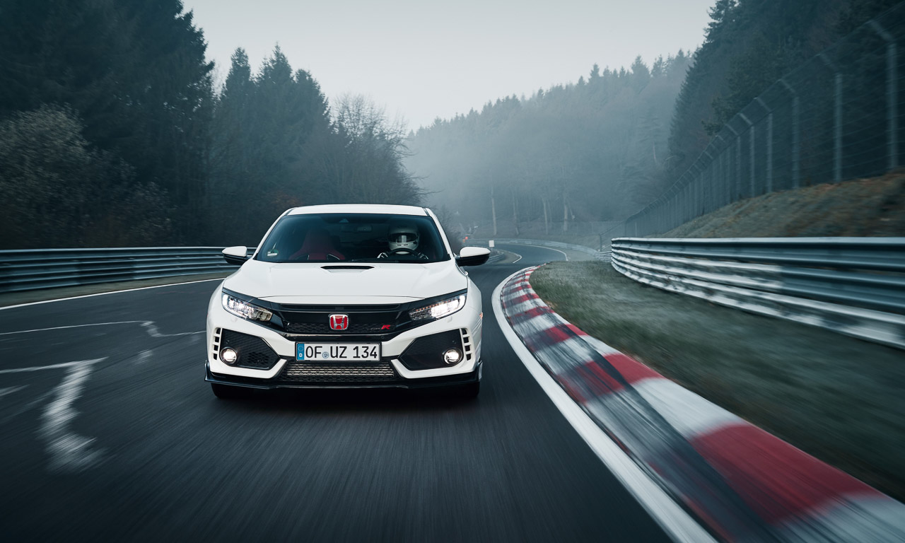 Honda Civic Type R Rundenrekord Nordschleife AUTOmativ.de 2 - Schneller als Clubsport S: Honda Civic Type R mit neuem Nordschleifen-Rekord!