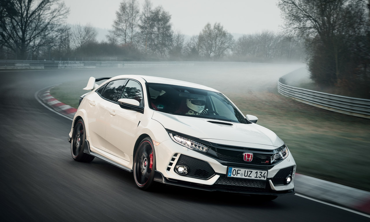 Honda Civic Type R Rundenrekord Nordschleife AUTOmativ.de 4 - Schneller als Clubsport S: Honda Civic Type R mit neuem Nordschleifen-Rekord!